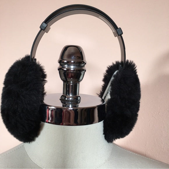 Vintage Accessories Vintage 7 80 Thinsulated Cabincore Black Fuzzy